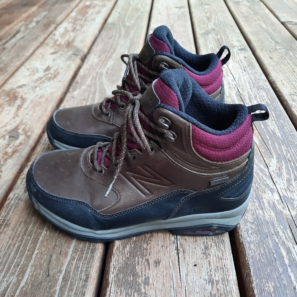 New Balance 1400 V1 Trail Walking Boots Dark Brown leather hiking boots WW1400DB - Picture 9 of 16
